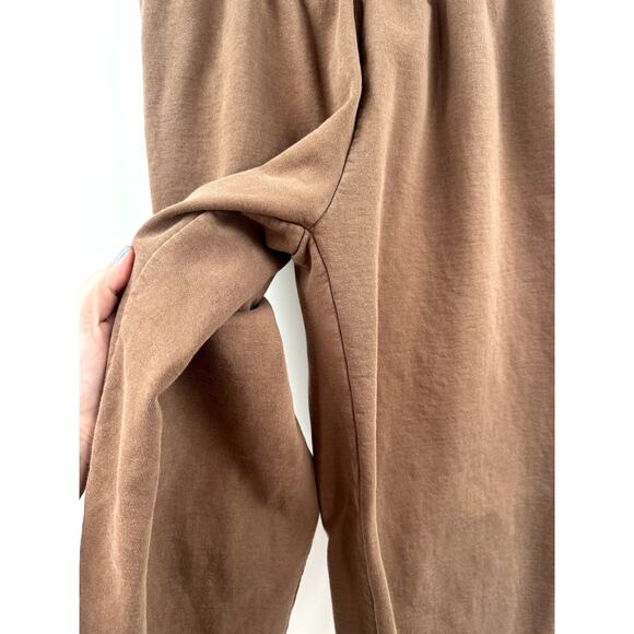John Galt Brown Jogger Sweat Pants One Size - Picture 3 of 7